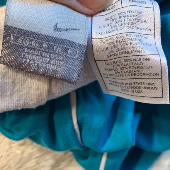 NIKE Athletic Shorts - Blue and White - Size Small - Picture 4 of 5